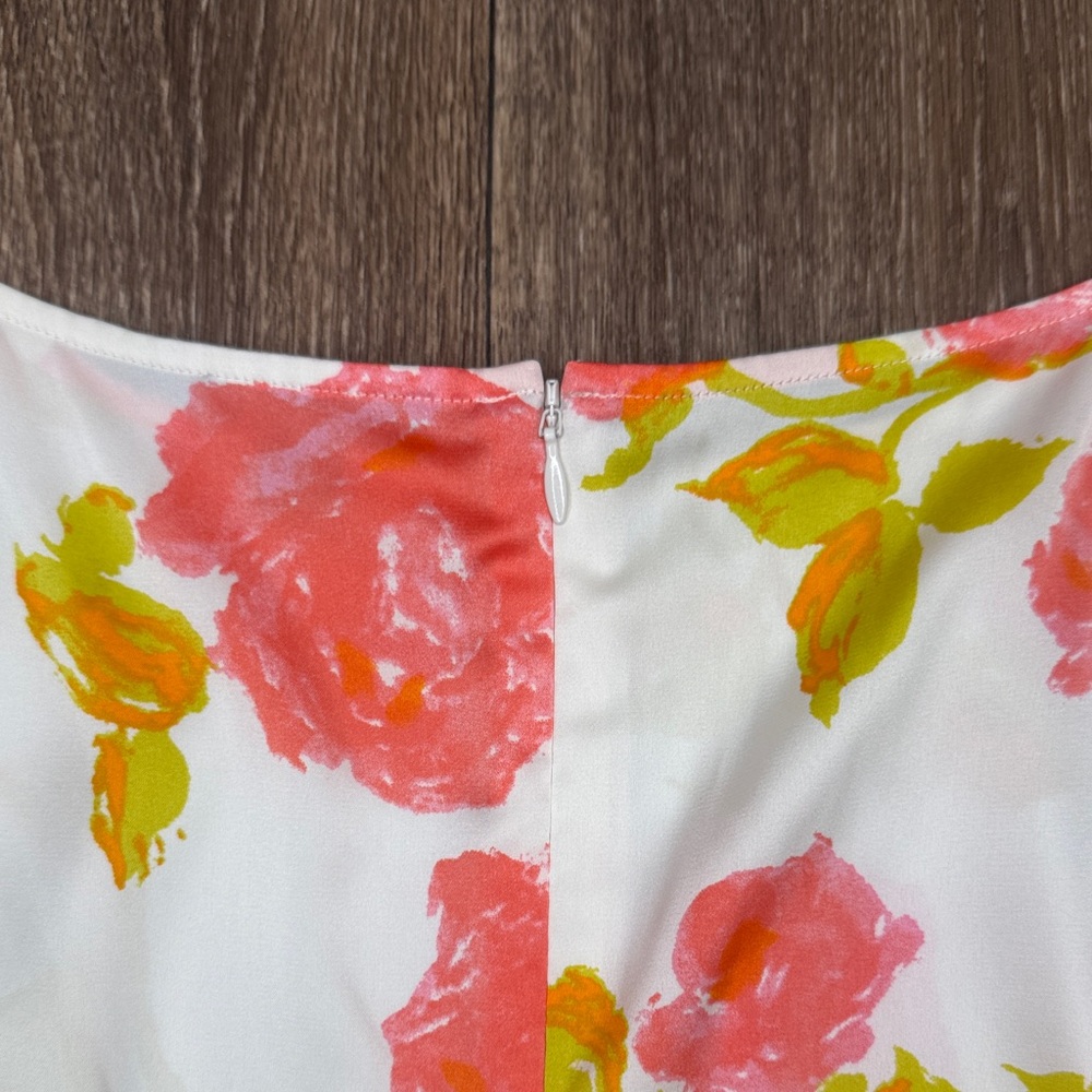 Ann Taylor Floral Tank Top - Pink and Yellow Women’s Size 14 - Picture 8 of 11